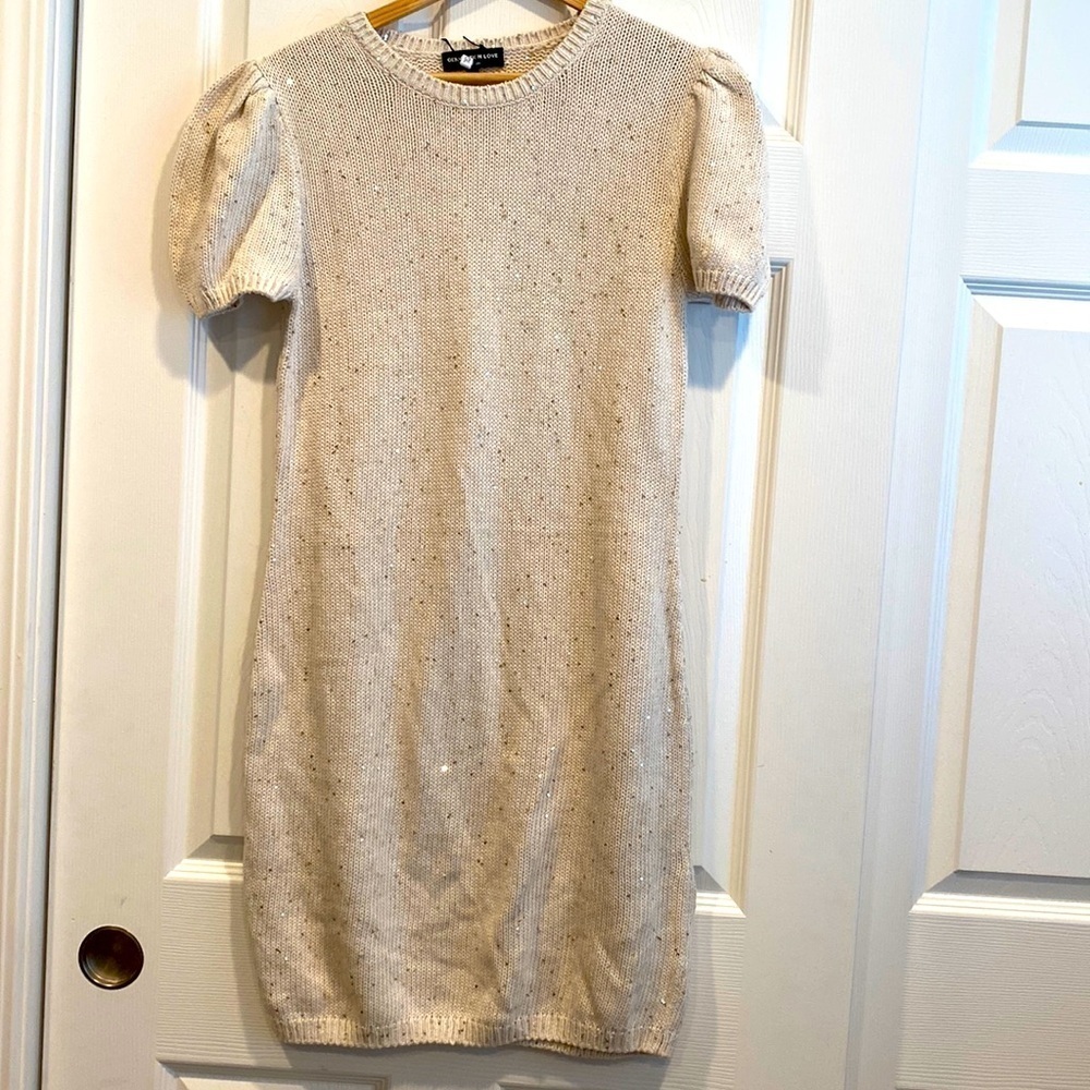 NWT GENERATION LOVE SPARKLY SWEATER DRESS SIZE S